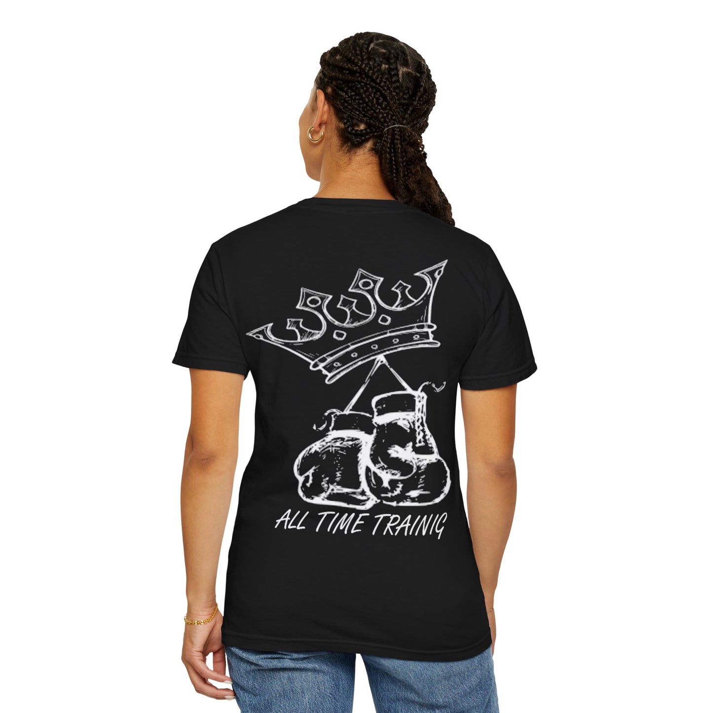 Unisex T-shirt "King of Combat" Black Color