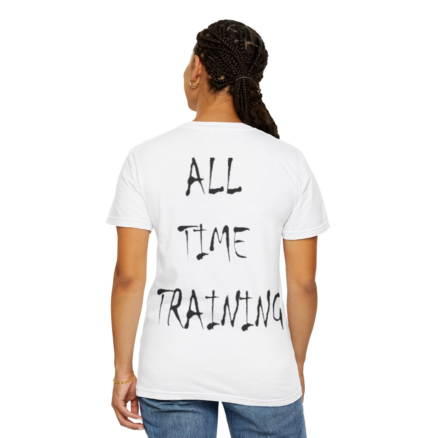 Unisex T-shirt "ALL TIME TRAINIG" White Color"
