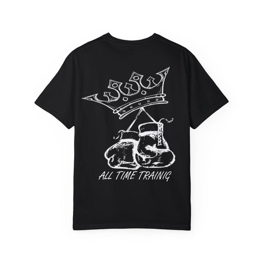 Unisex T-shirt "King of Combat" Black Color