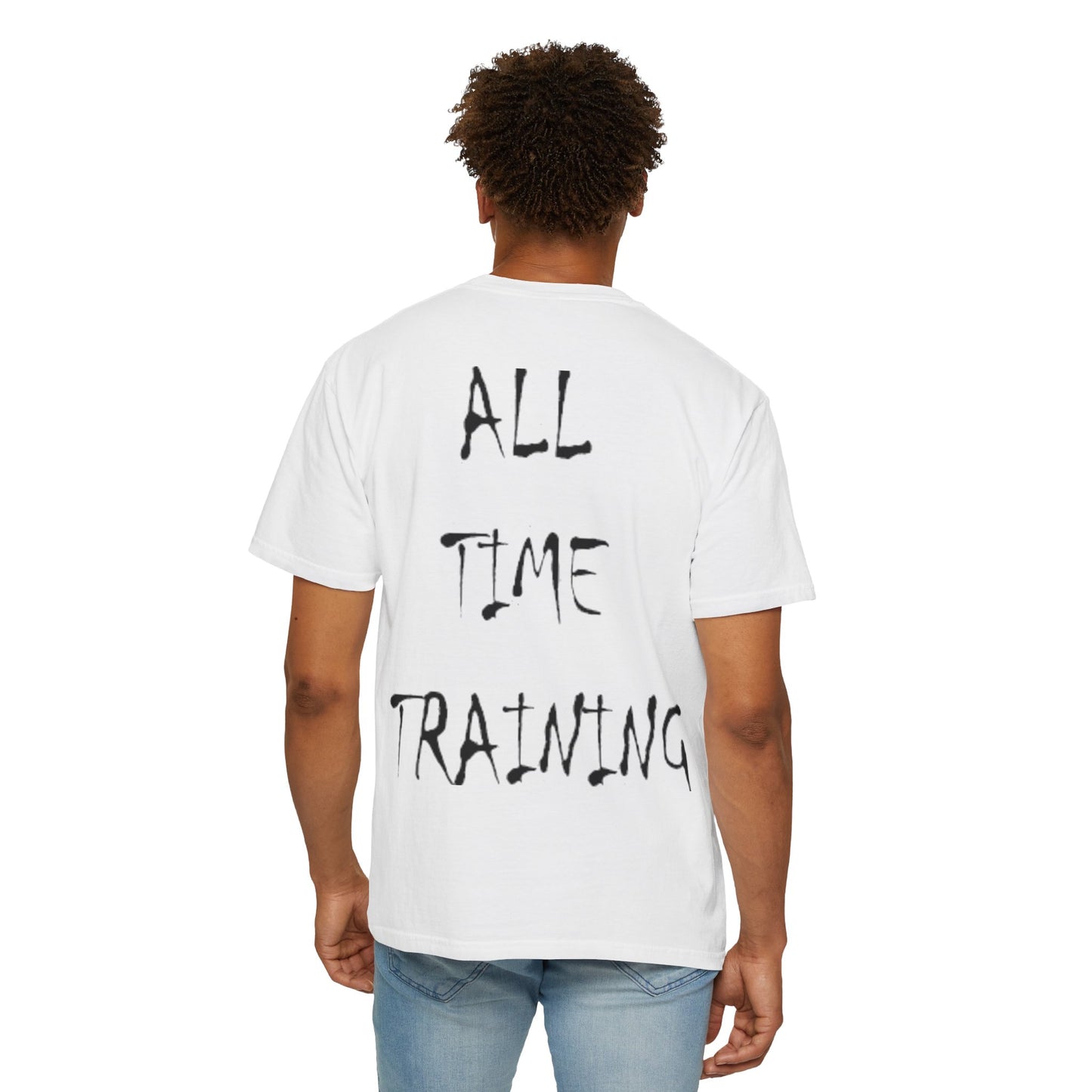 Unisex T-shirt "ALL TIME TRAINIG" White Color"