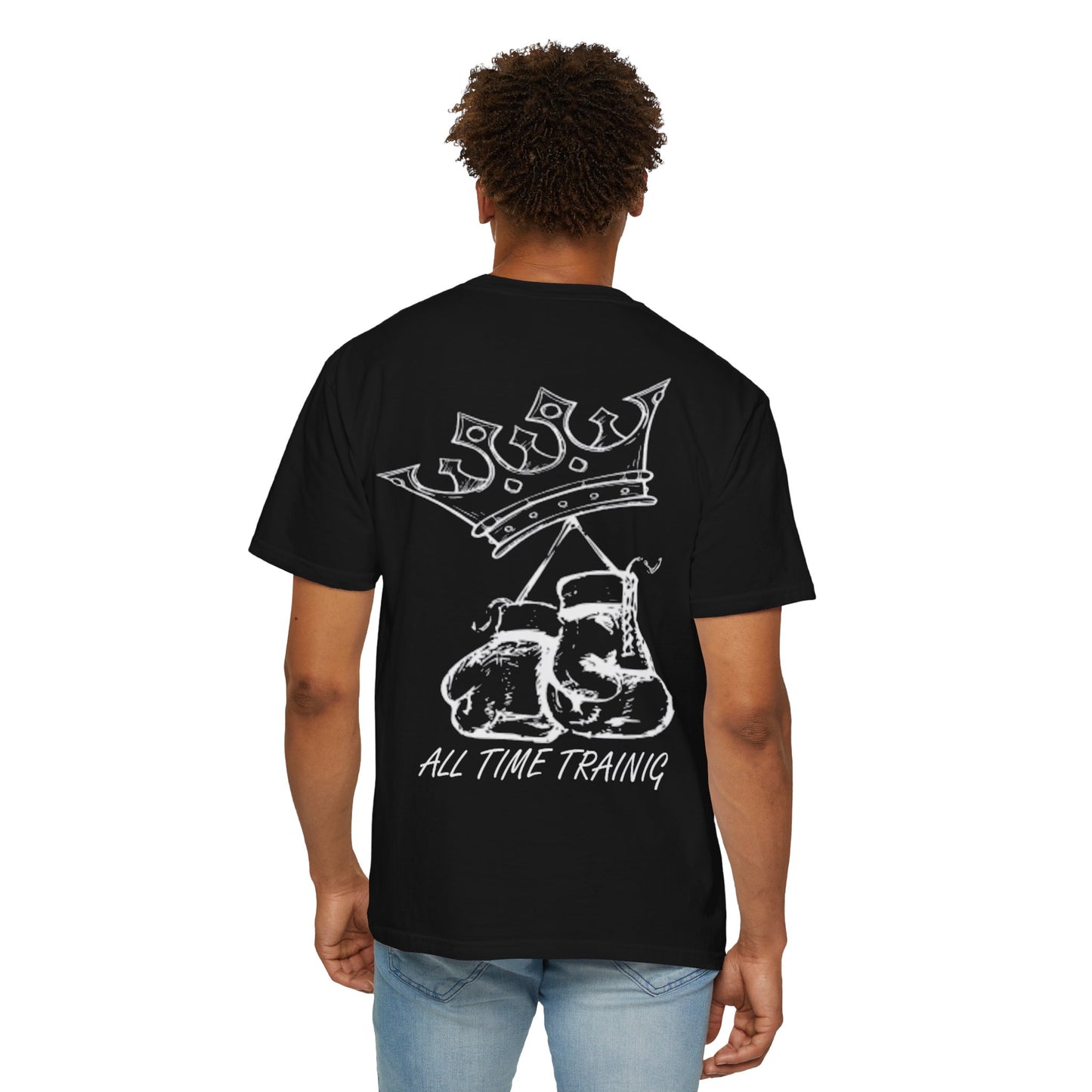 Unisex T-shirt "King of Combat" Black Color