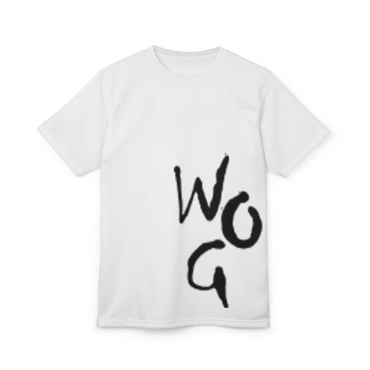 Unisex T-Shirt "SIDE LOGO" White Color.