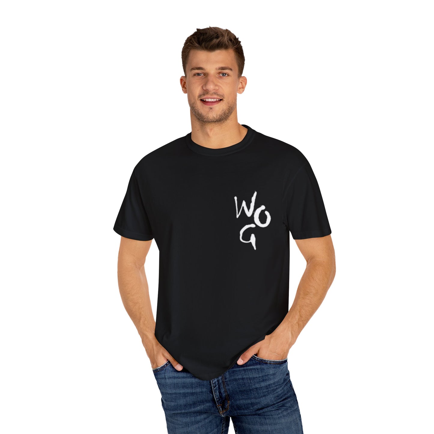 Unisex T-shirt "King of Combat" Black Color